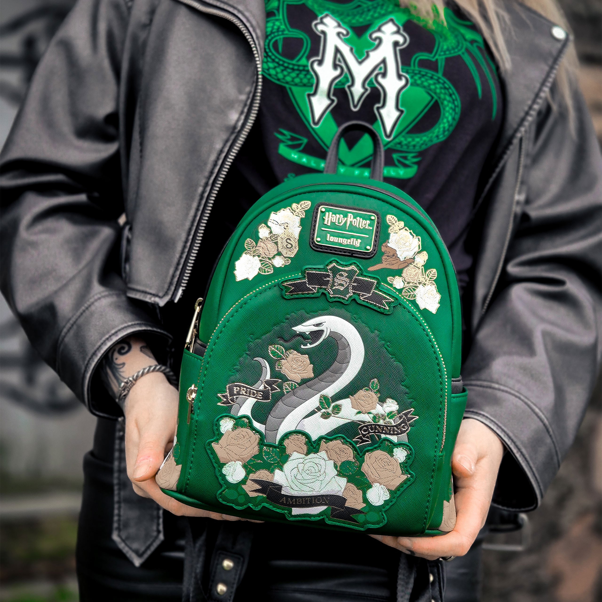 Image produit Harry Potter - Mini Sac à Dos Tatouage Slytherin