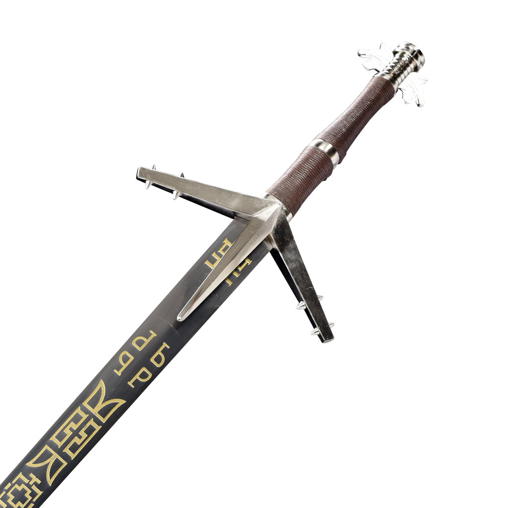 Image produit Réplique de l'épée d'argent de Geralt de Rivia avec fourreau pour les fans de Witcher