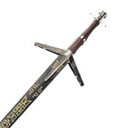 Image produit Réplique de l'épée d'argent de Geralt de Rivia avec fourreau pour les fans de Witcher