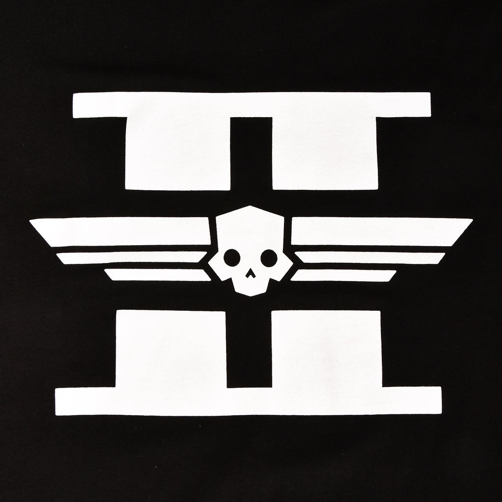Productafbeelding Helldivers 2 - Wit Logo T-Shirt Zwart