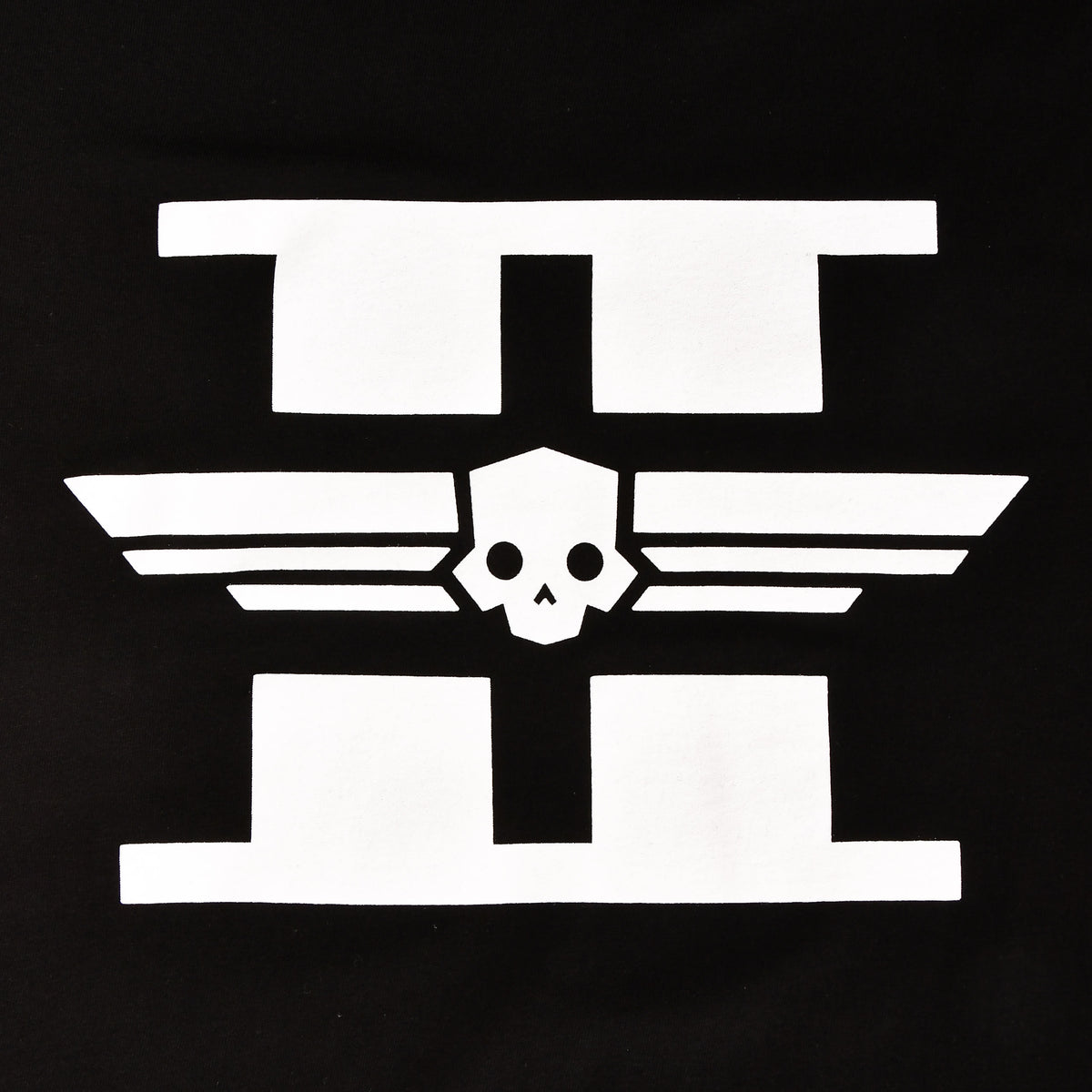 Productafbeelding Helldivers 2 - Wit Logo T-Shirt Zwart
