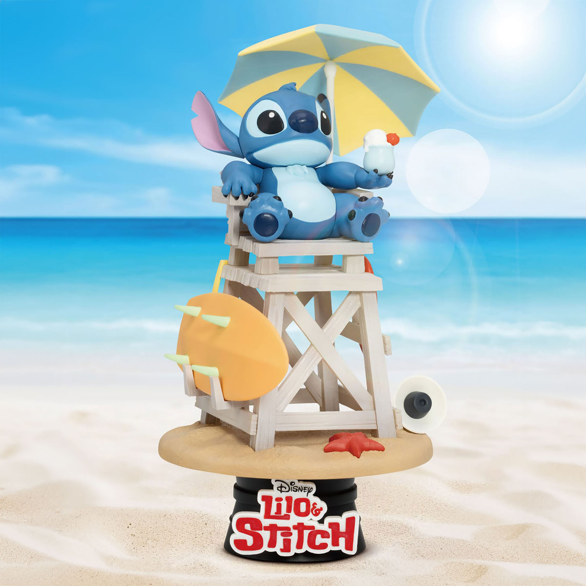Productafbeelding Stitch Summer Vibe D-Stage Diorama Figuur - Lilo & Stitch