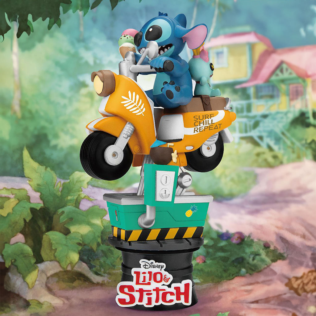 Productafbeelding Stitch Coin Ride D-Stage Diorama Figuur - Lilo & Stitch