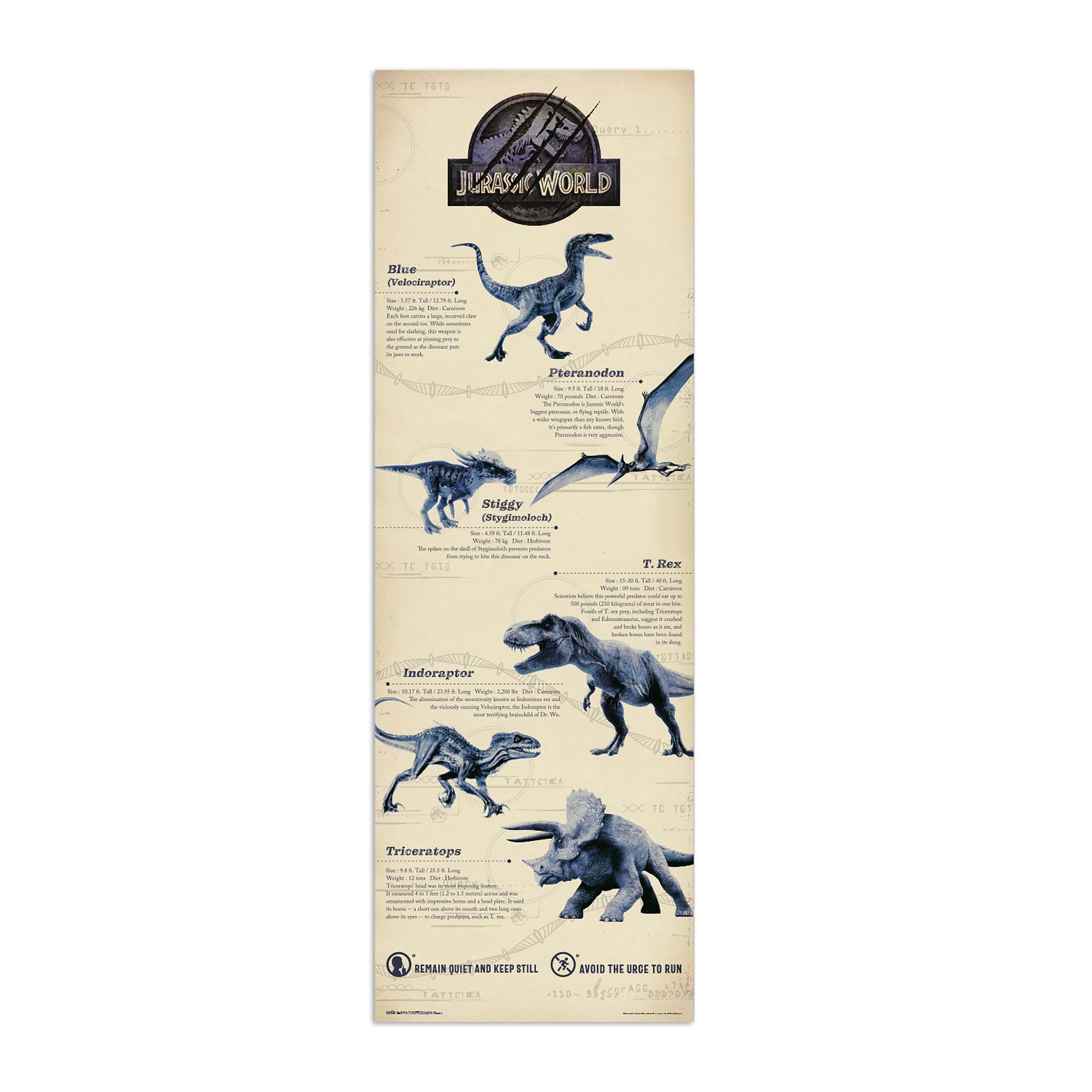 Produktbild Jurassic World - Türposter