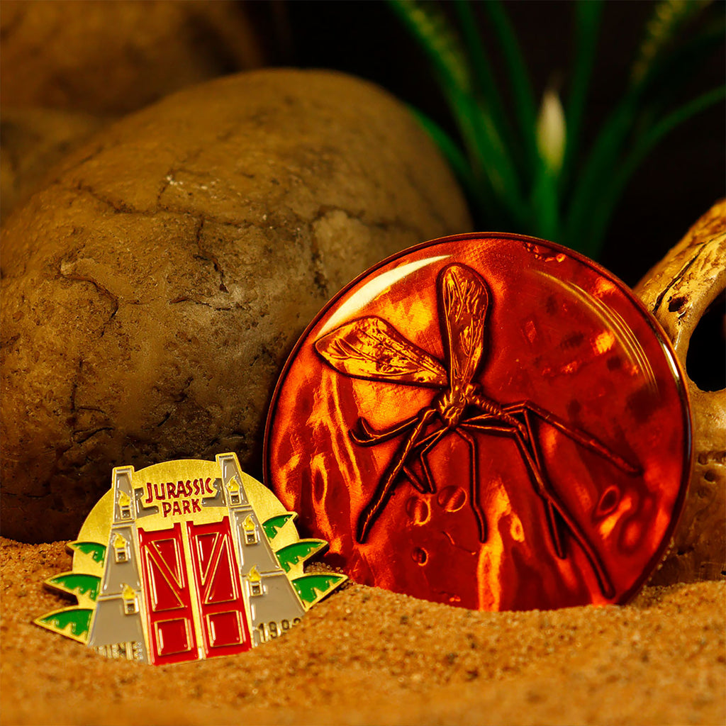 Image produit Jurassic Park - Coffret cadeau Médaille et Pin limité