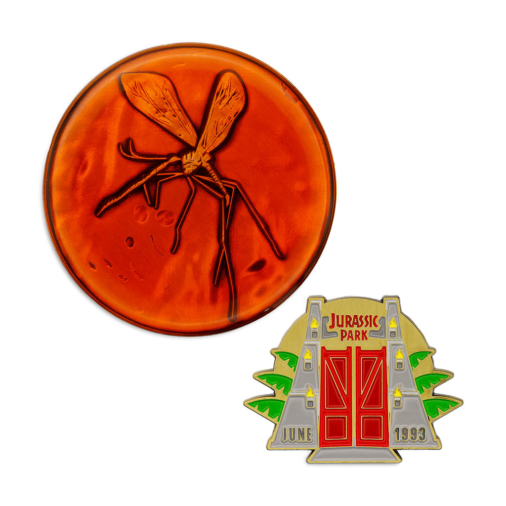 Image produit Jurassic Park - Coffret cadeau Médaille et Pin limité