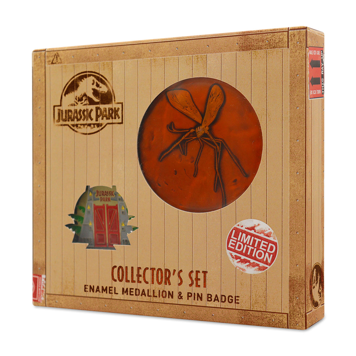Image produit Jurassic Park - Coffret cadeau Médaille et Pin limité