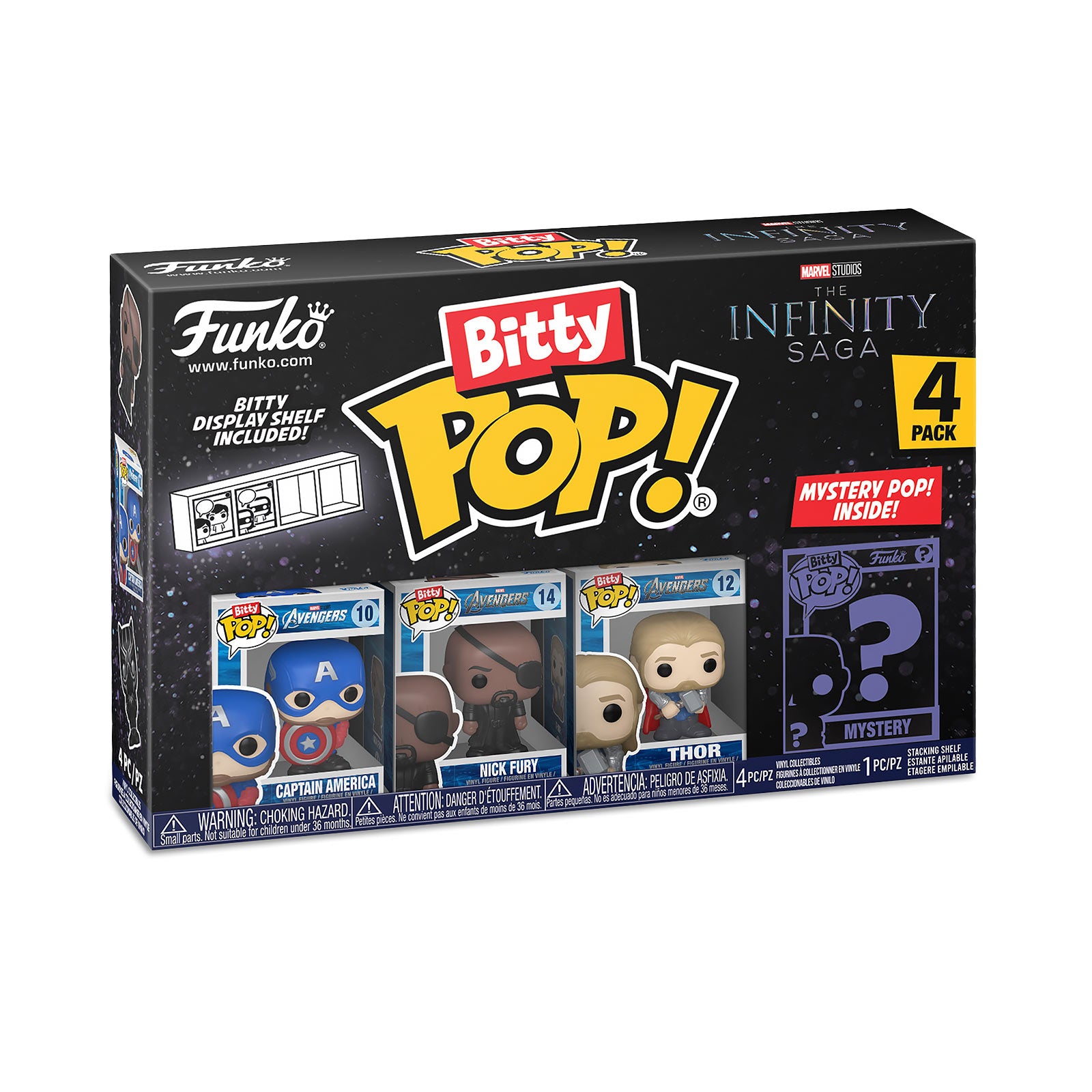 Productafbeelding Marvel - Funko Bitty Pop 4-delige Figurenset Serie 1