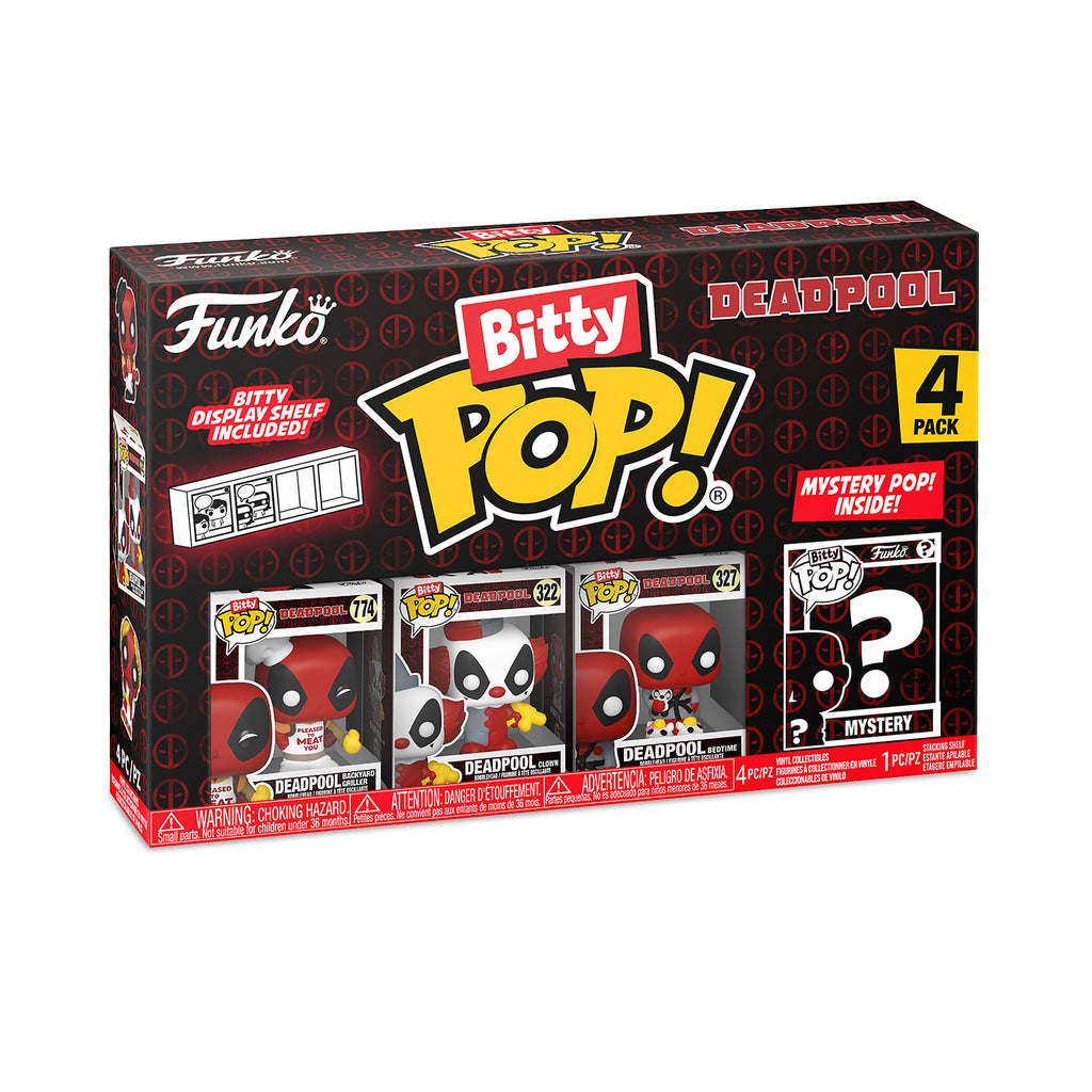 Image produit Deadpool - Funko Bitty Pop Set de 4 figurines Série 1