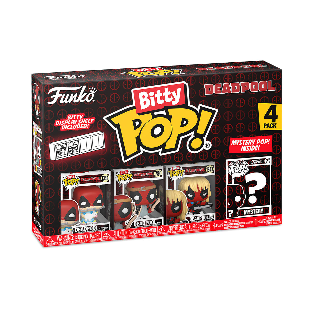 Productafbeelding Deadpool - Funko Bitty Pop 4-delige Figuren Set Serie 4