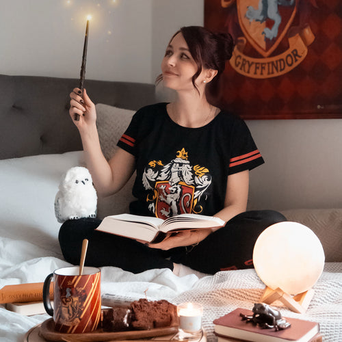 Productafbeelding Gryffindor Wapen Pyjama zwart - Harry Potter