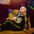 Productafbeelding Hufflepuff Wapenschild Pyjama zwart - Harry Potter