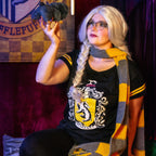 Productafbeelding Hufflepuff Wapenschild Pyjama zwart - Harry Potter