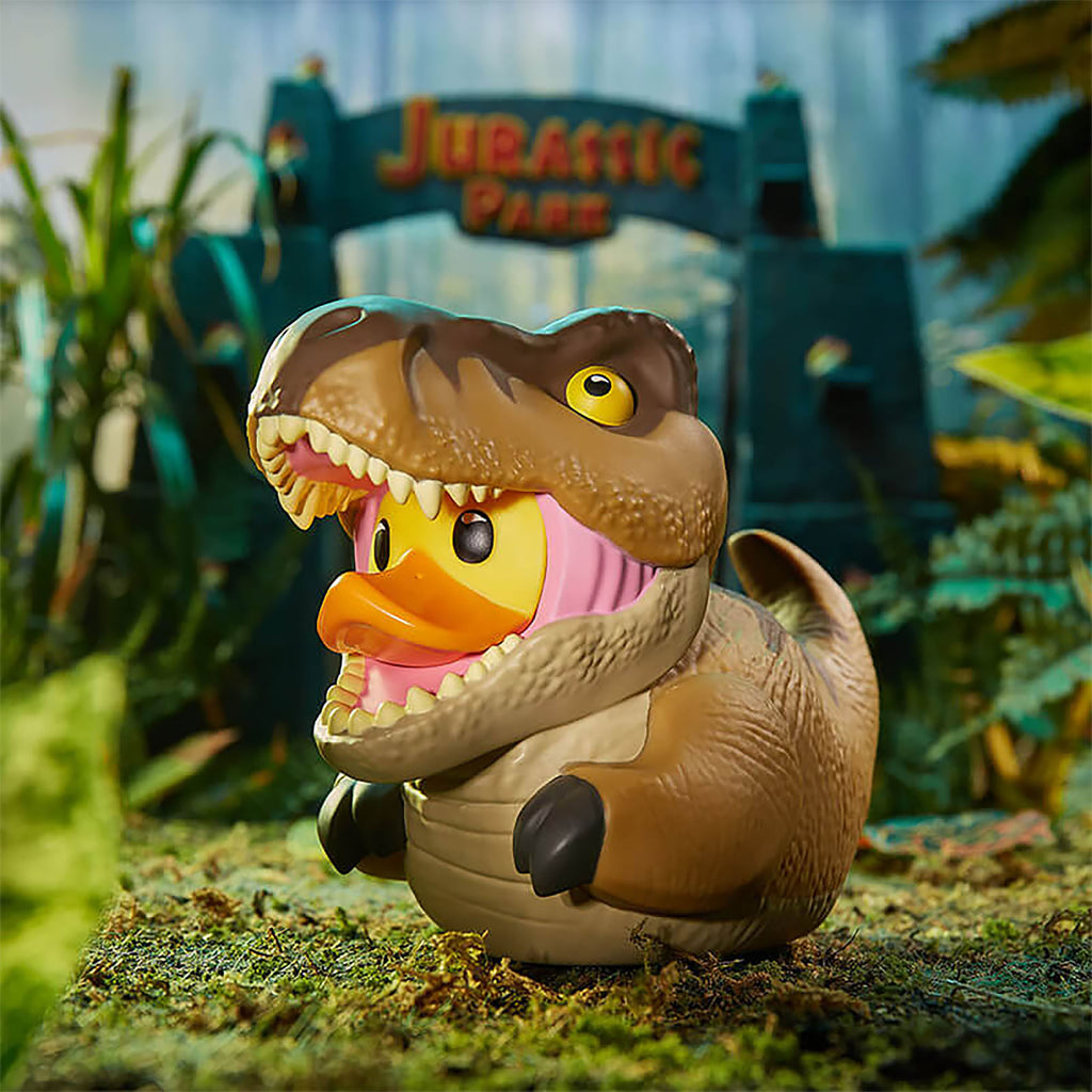 Productafbeelding Jurassic Park - T-Rex Eerste Editie TUBBZ Decoratieve Eend