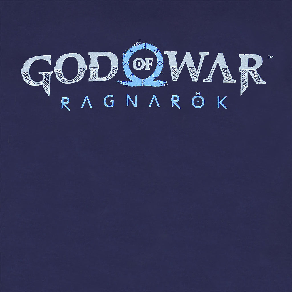 Image produit God of War Ragnarok - T-shirt logo bleu