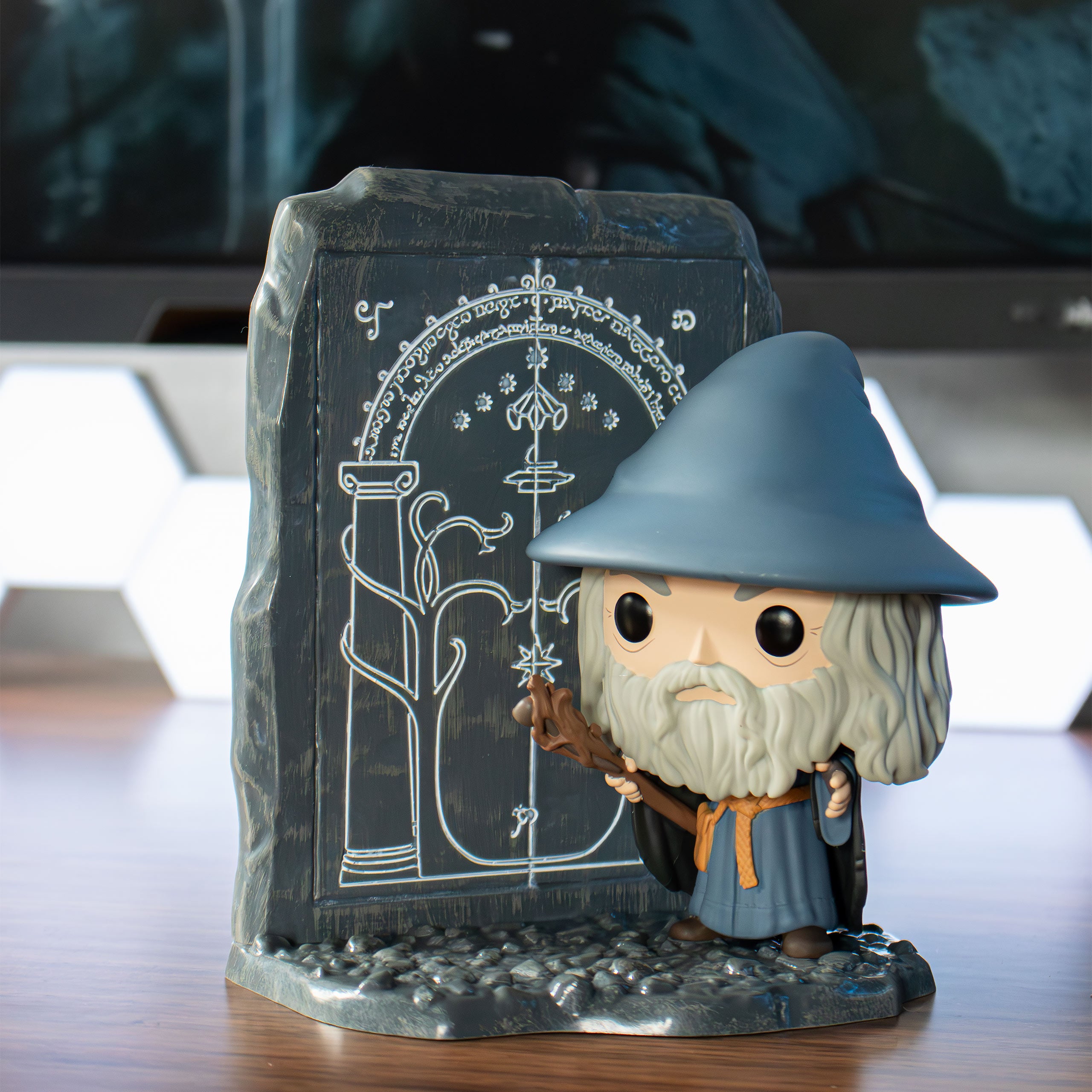 Productafbeelding The Lord of the Rings - Gandalf bij de Poorten van Moria Funko Pop Diorama