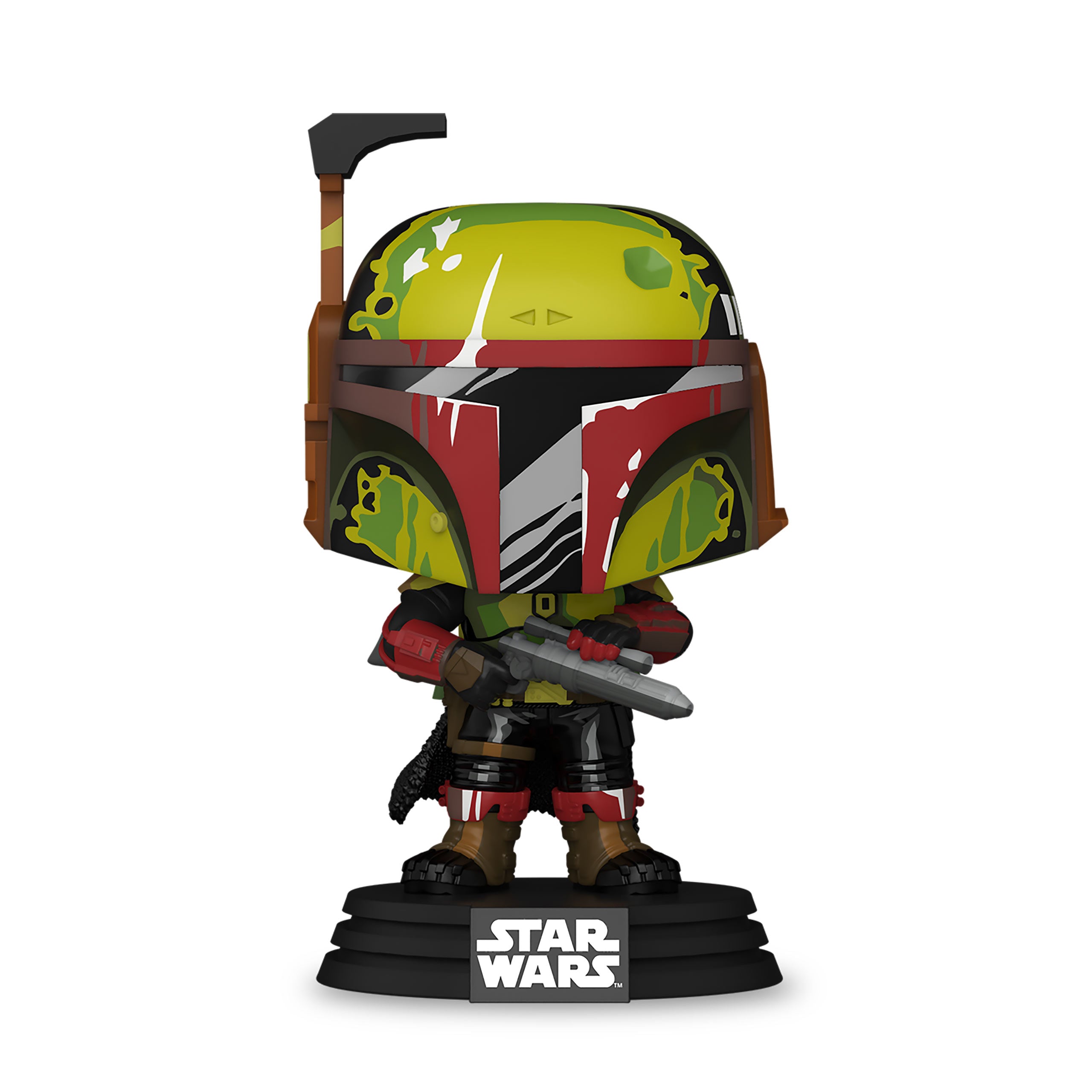 Produktbild Boba Fett (Retro) Funko Pop Wackelkopf-Figur - Star Wars The Book of Boba Fett