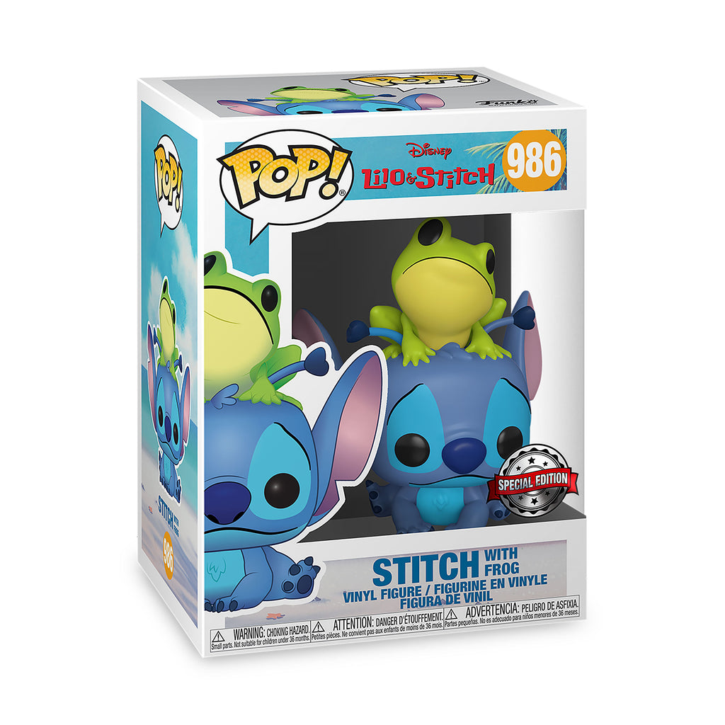 Image produit Stitch avec grenouille Funko Pop Figurine - Lilo & Stitch