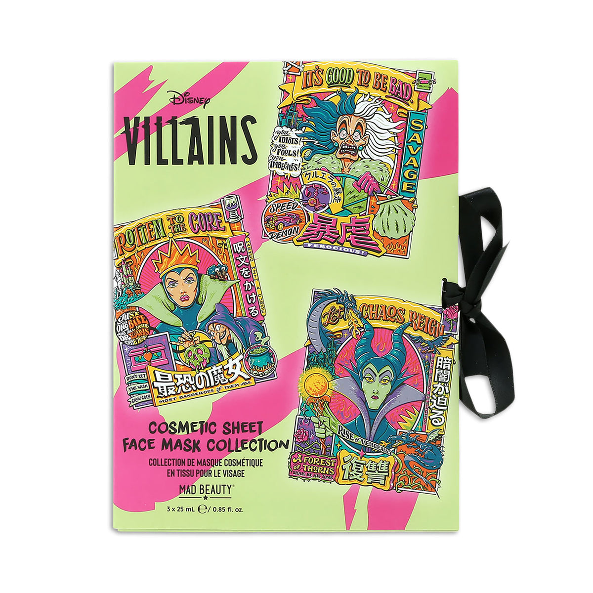 Produktbild Villains - Sheet Masken 3er Set
