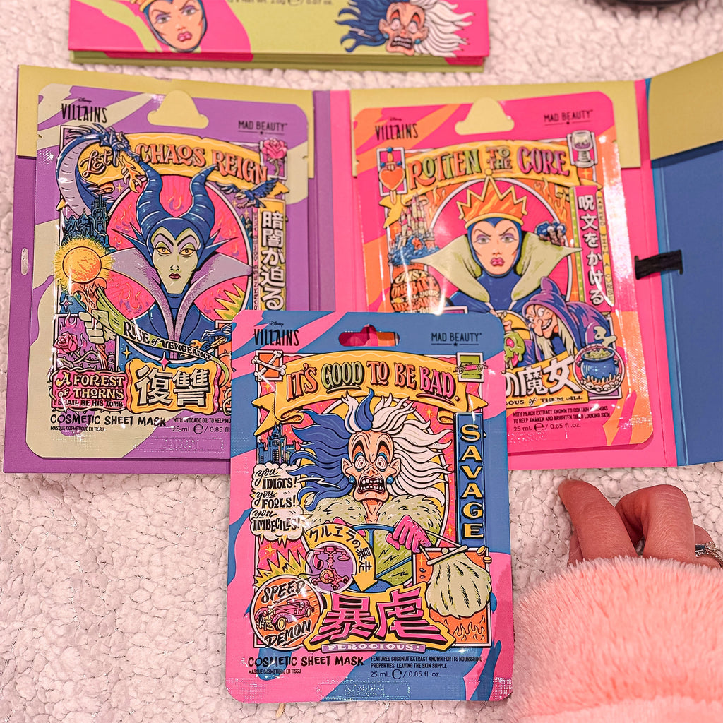 Produktbild Villains - Sheet Masken 3er Set