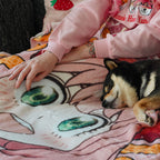 Produktbild Spy x Family - Anya und Bond Flauschdecke