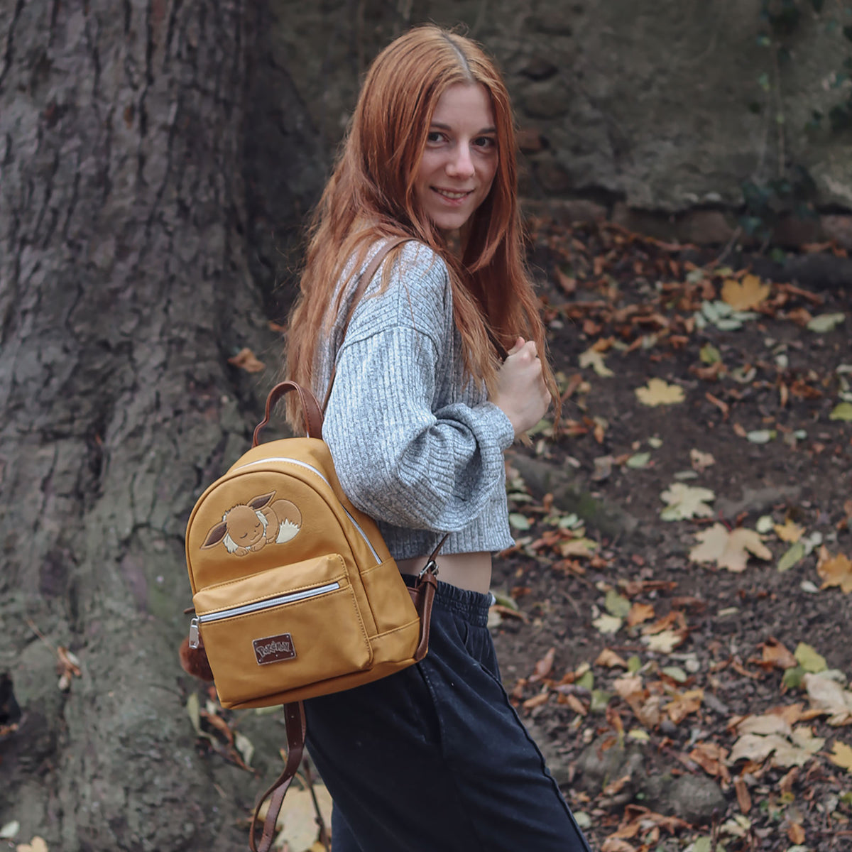 Image produit Pokemon - Sac à dos mini Évoli dormant brun