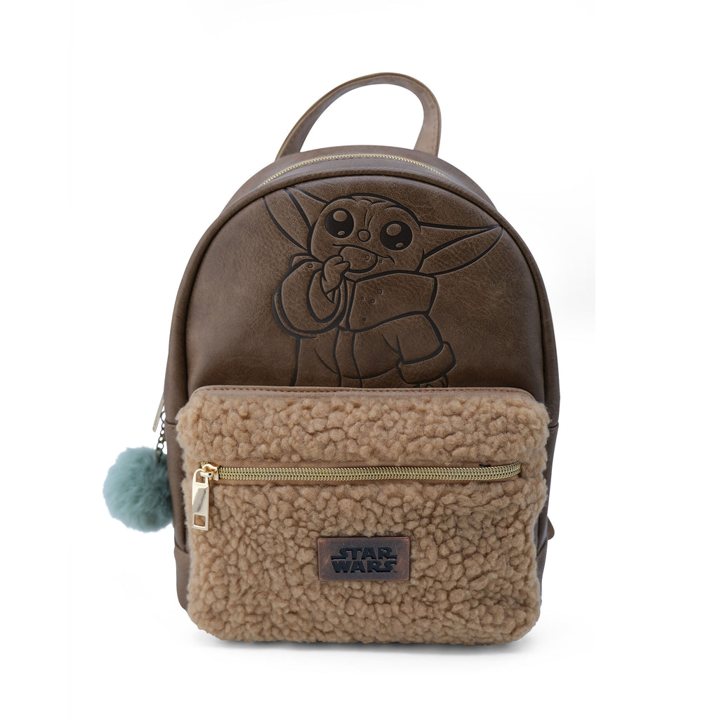 Image produit Mini Sac à Dos Grogu Marron - Star Wars The Mandalorian