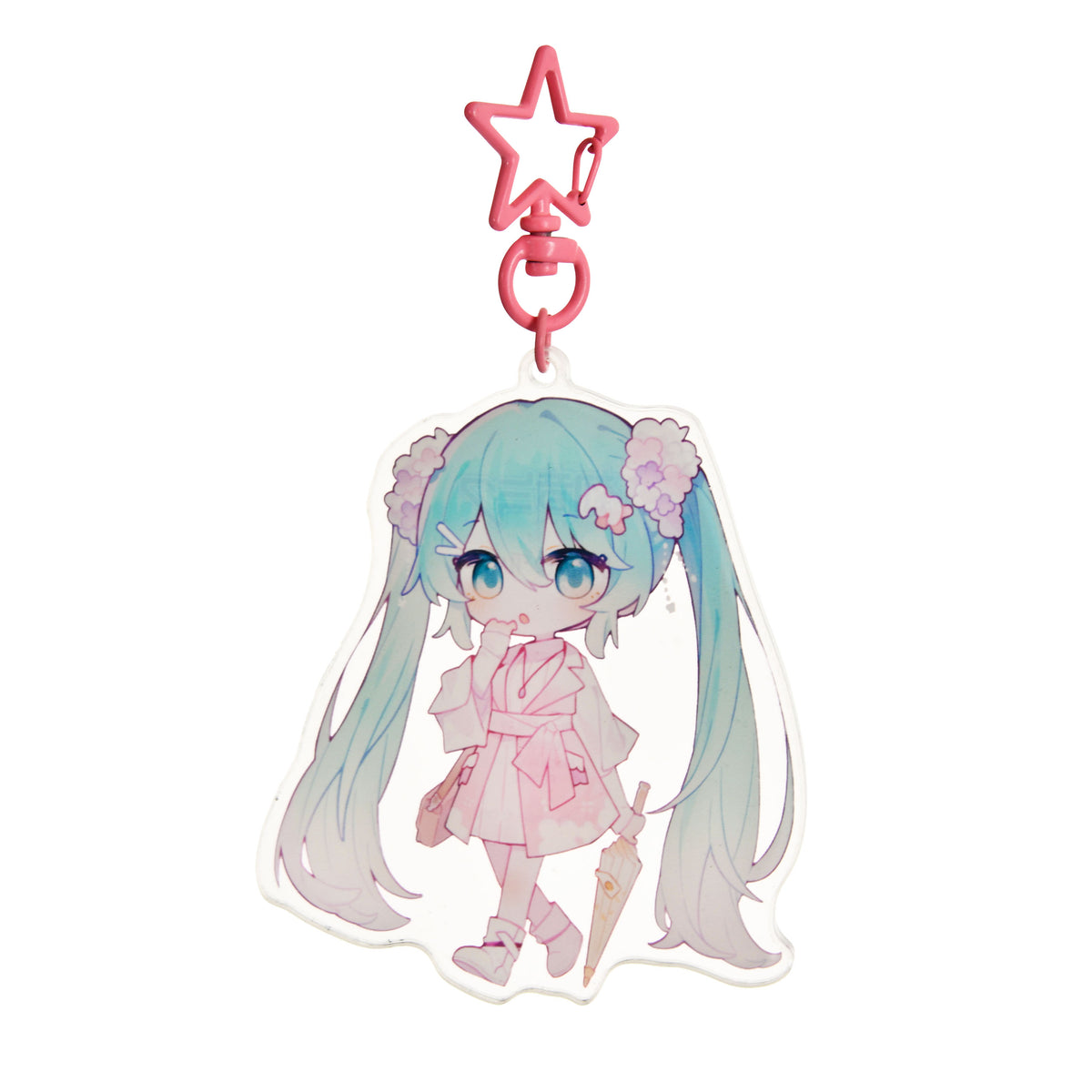 Productafbeelding Hatsune Miku - Kawaii Summer Time Acryl Sleutelhanger