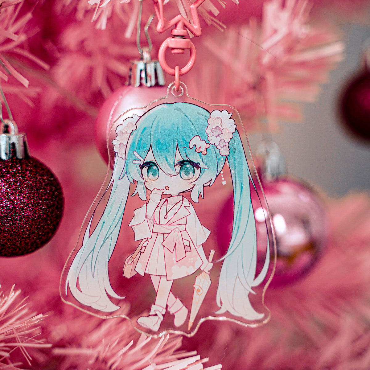 Productafbeelding Hatsune Miku - Kawaii Summer Time Acryl Sleutelhanger