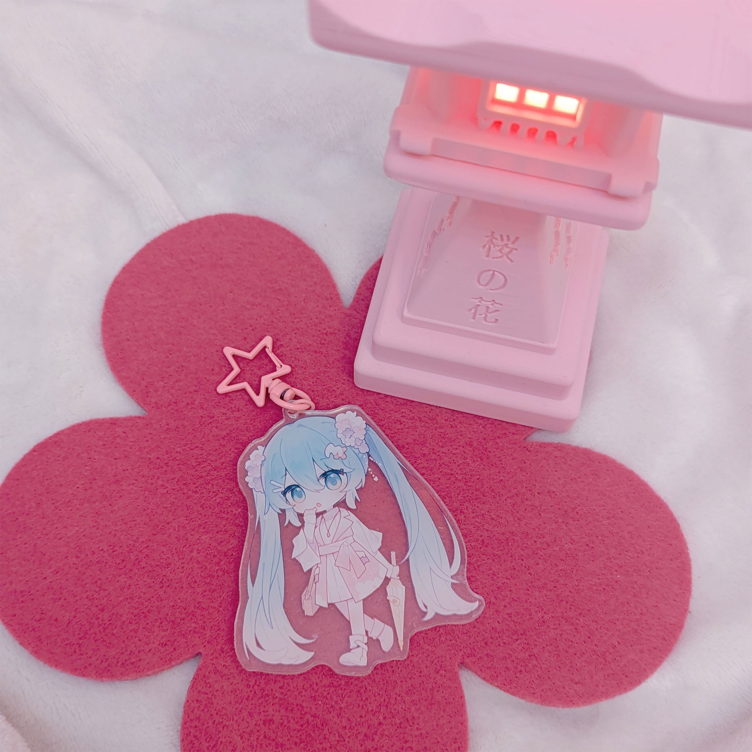Productafbeelding Hatsune Miku - Kawaii Summer Time Acryl Sleutelhanger