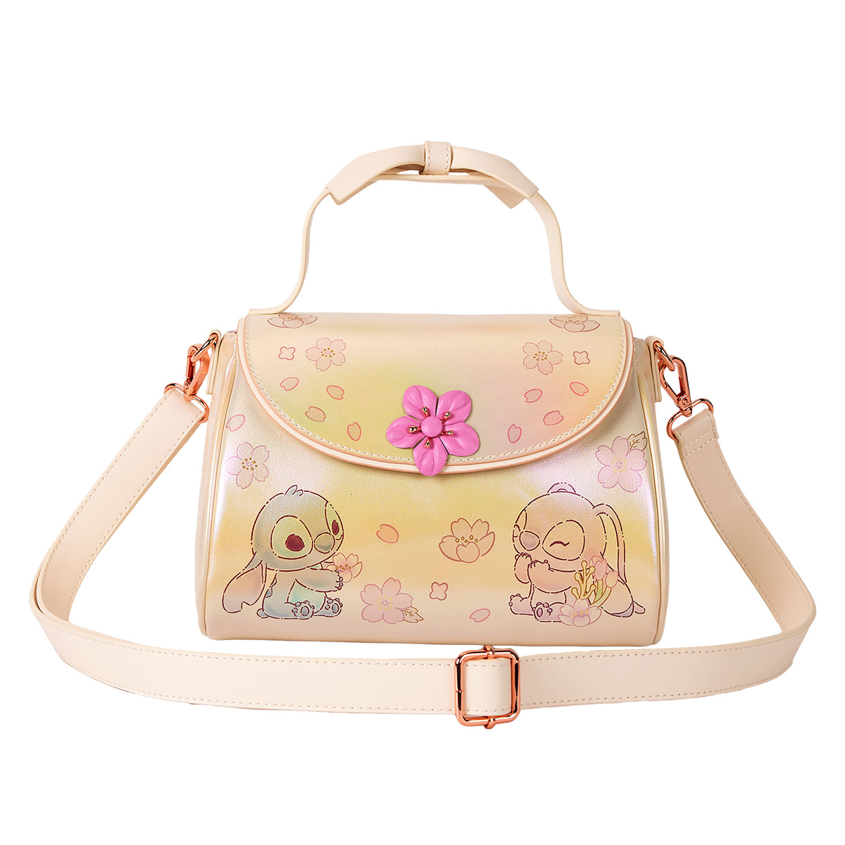Produktbild Lilo & Stitch - Angel und Stitch Blüten Handtasche