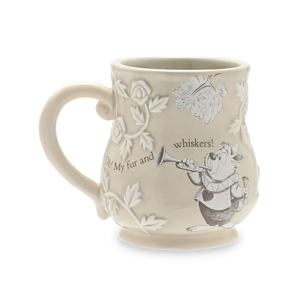 Productafbeelding Alice in Wonderland - Witte Konijn Relief Mok