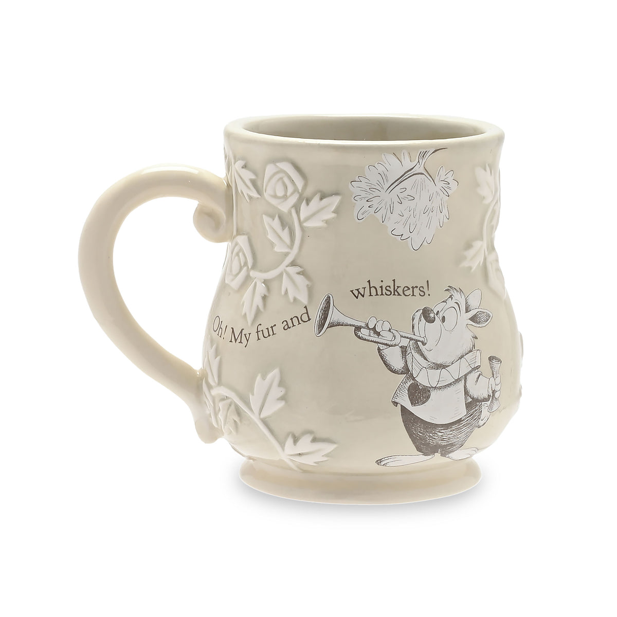 Productafbeelding Alice in Wonderland - Witte Konijn Relief Mok