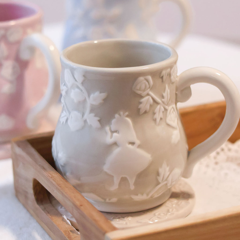 Productafbeelding Alice in Wonderland - Witte Konijn Relief Mok