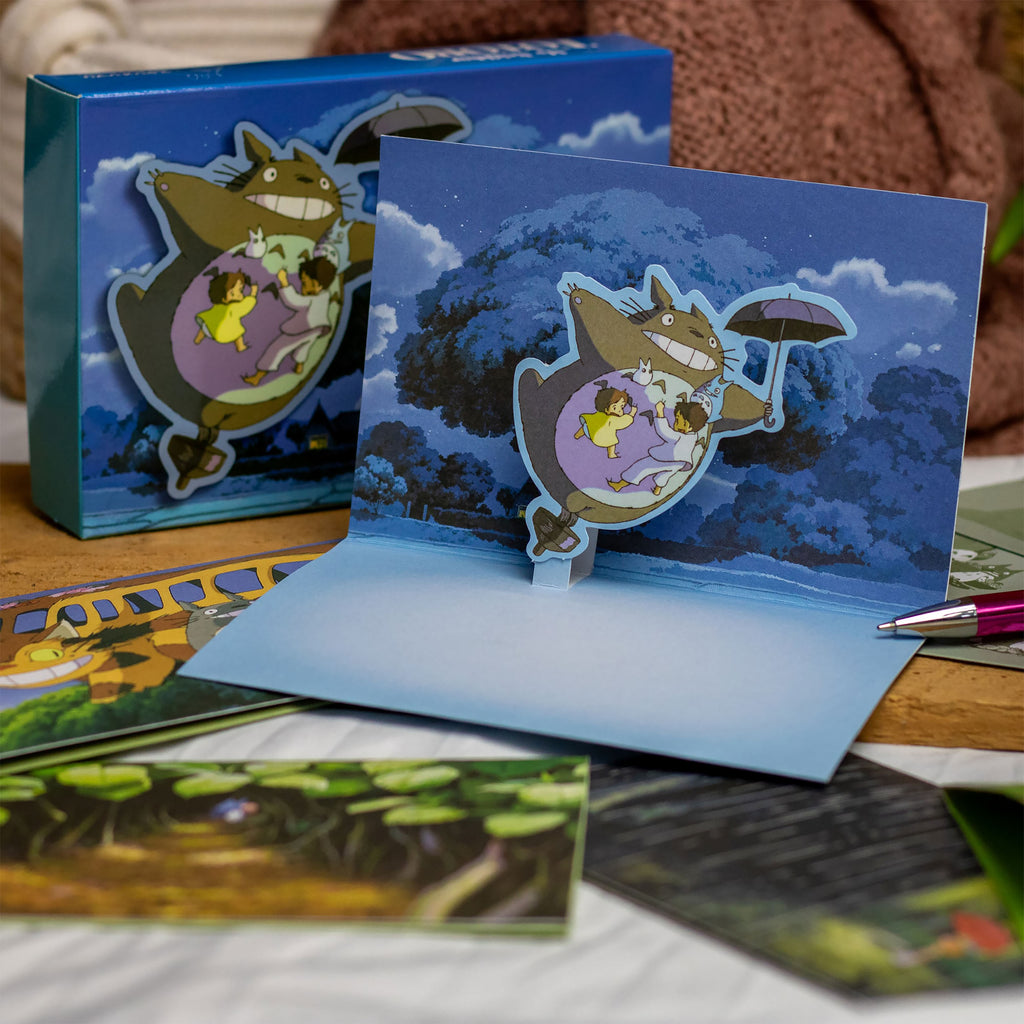 Productafbeelding Totoro - Vrienden 3D Pop-Up Postkaarten 10 Set