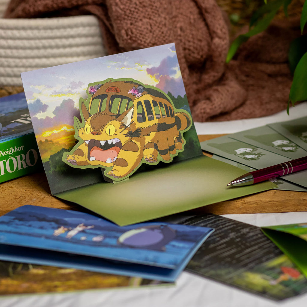 Productafbeelding Totoro - Vrienden 3D Pop-Up Postkaarten 10 Set