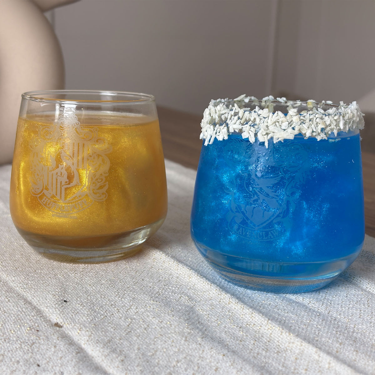 Produktbild Harry Potter - Ravenclaw & Hufflepuff Gläser 2er Set