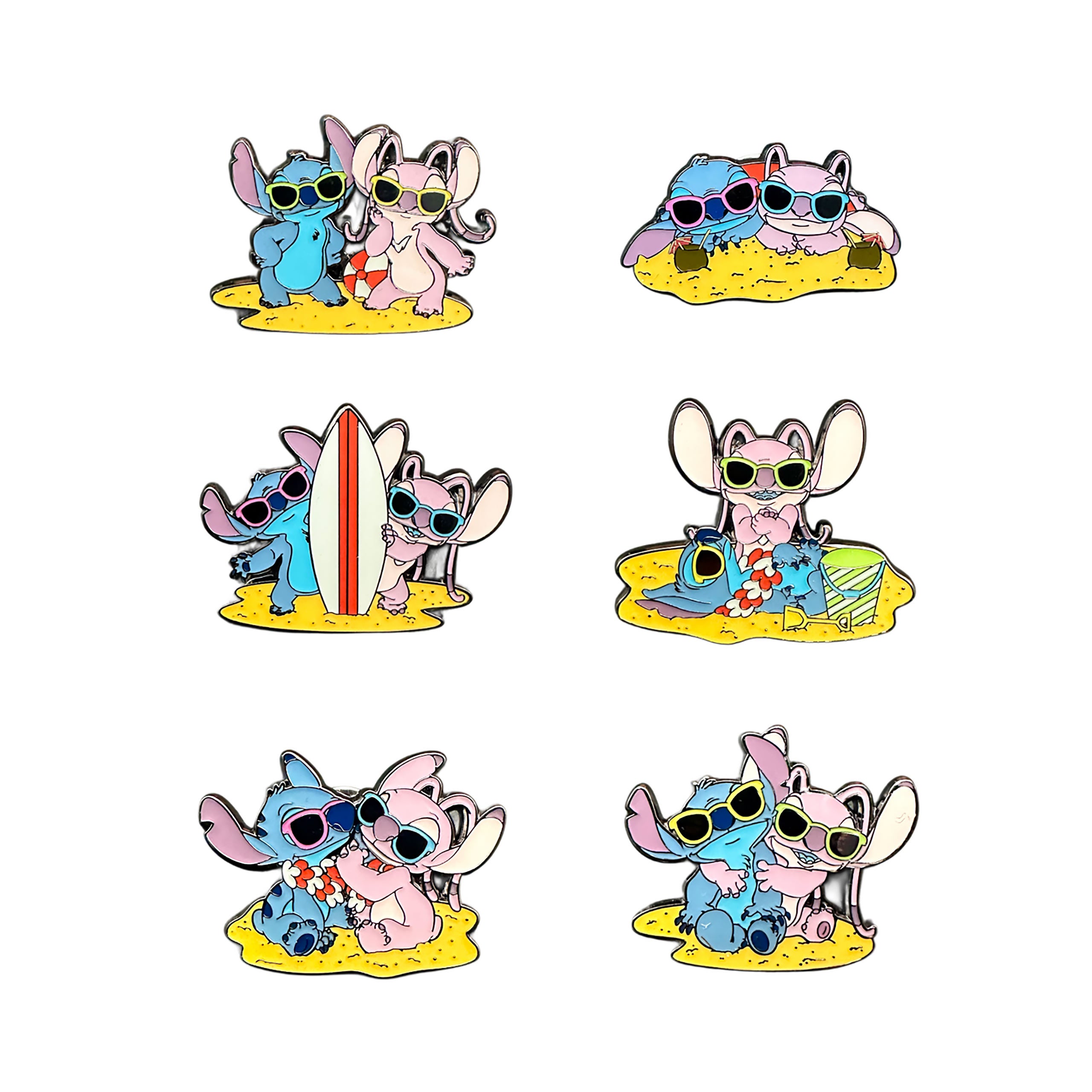 Image produit Lilo & Stitch - Angel et Stitch sur la plage Mystery Pin