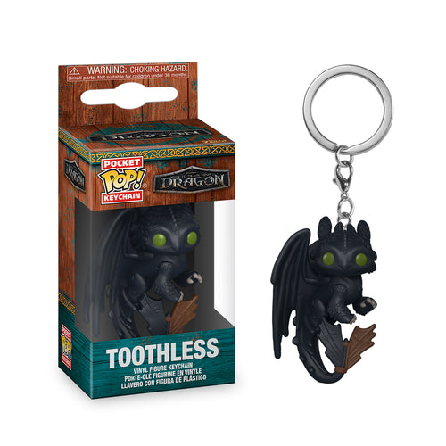 Image produit Dragons - Porte-clés Funko Pop Krokmou