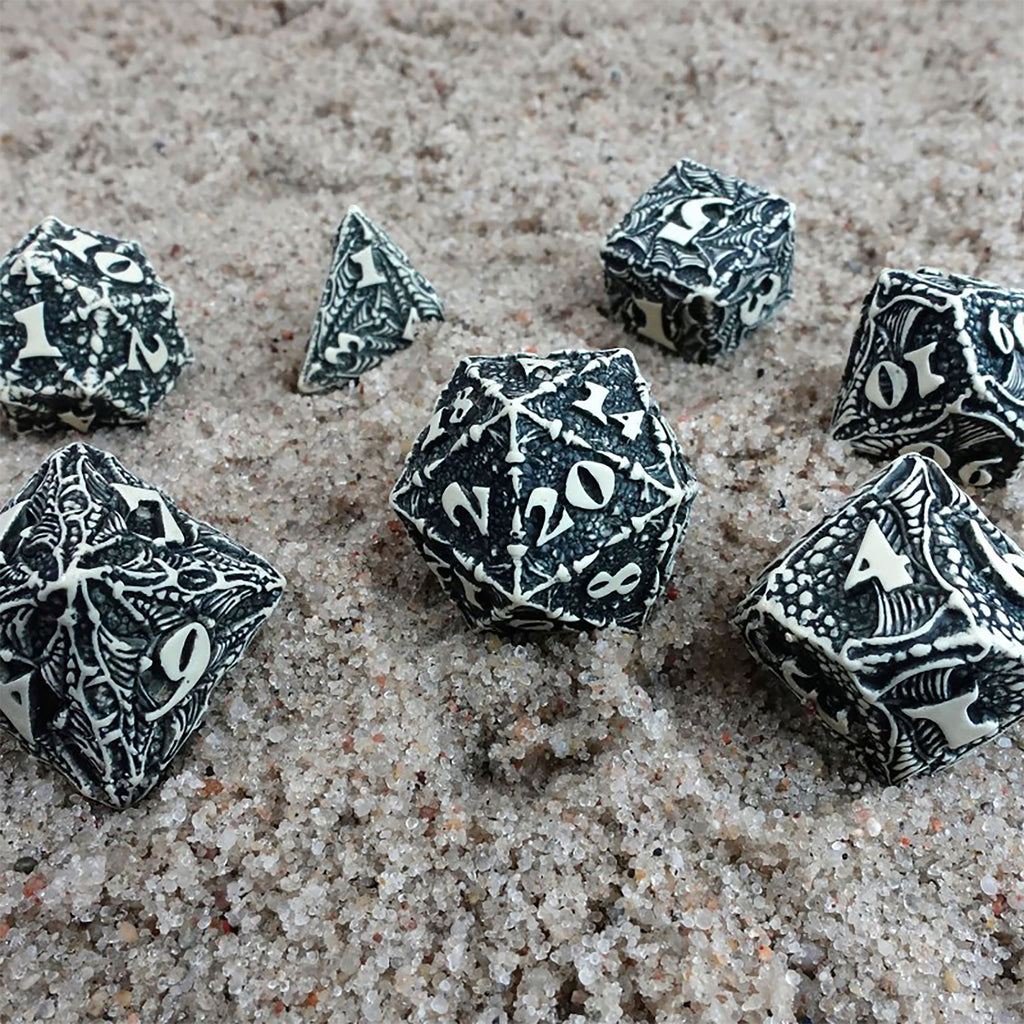 Produktbild Dracopolis - The Scandinavian Blackfang Würfel Set 7tlg