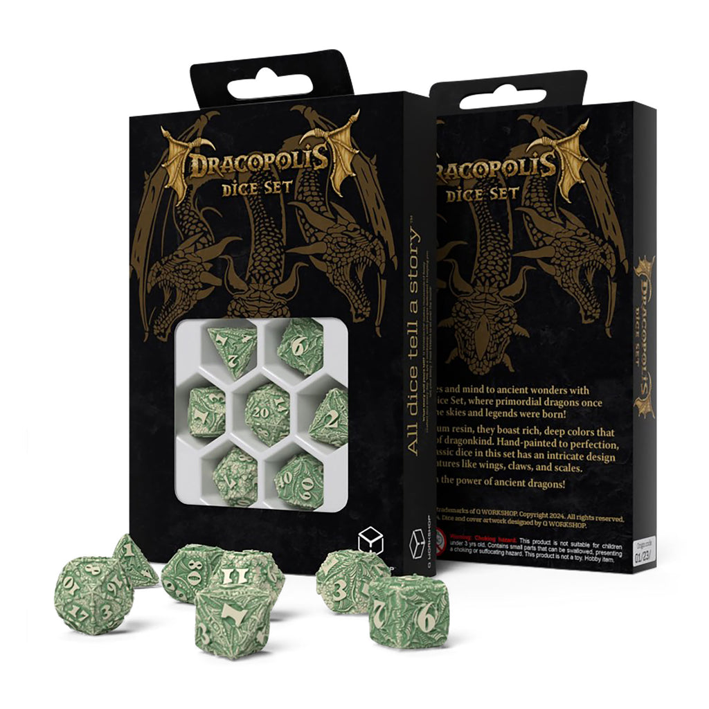 Produktbild Dracopolis - The Andean Longneck Würfel Set 7tlg
