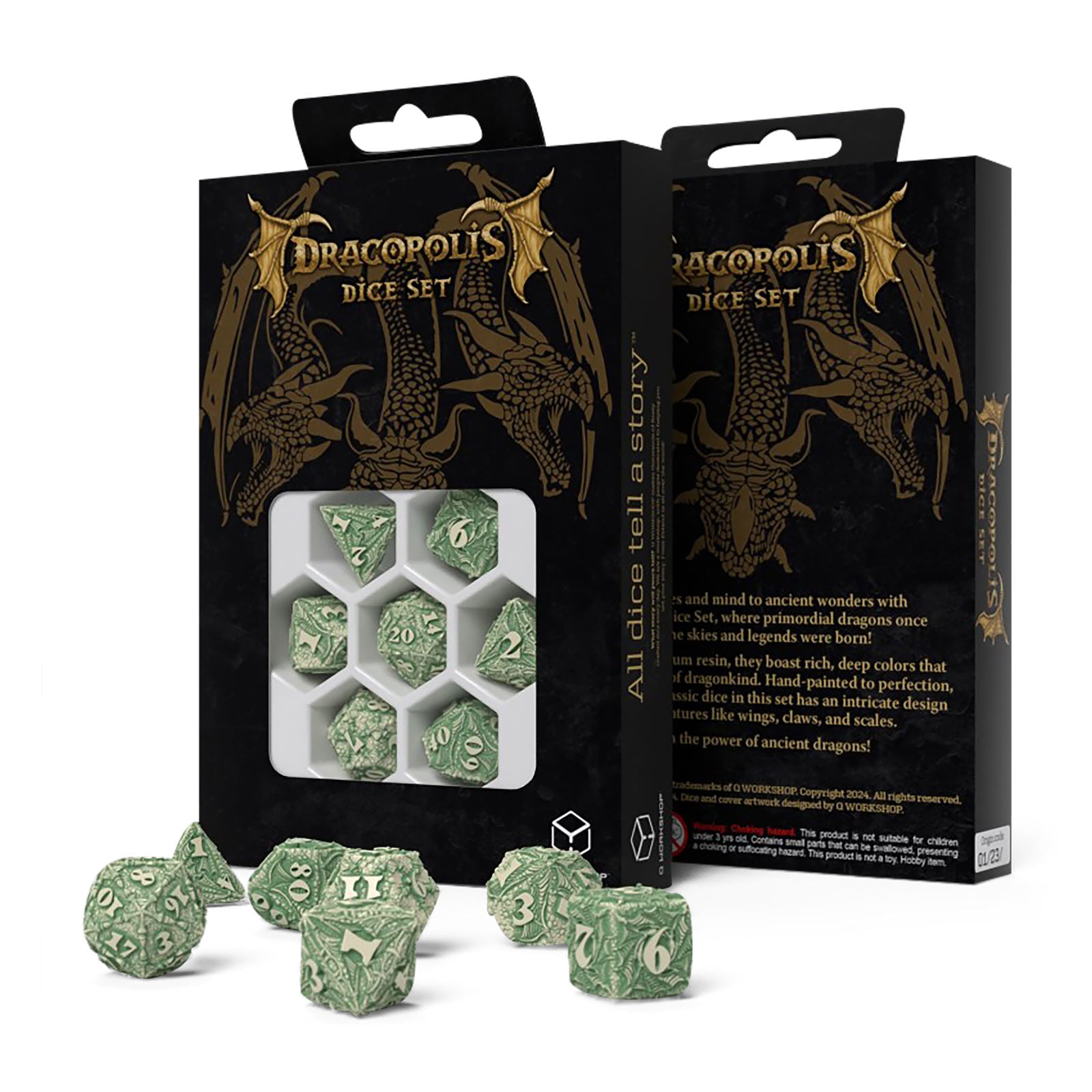 Produktbild Dracopolis - The Andean Longneck Würfel Set 7tlg