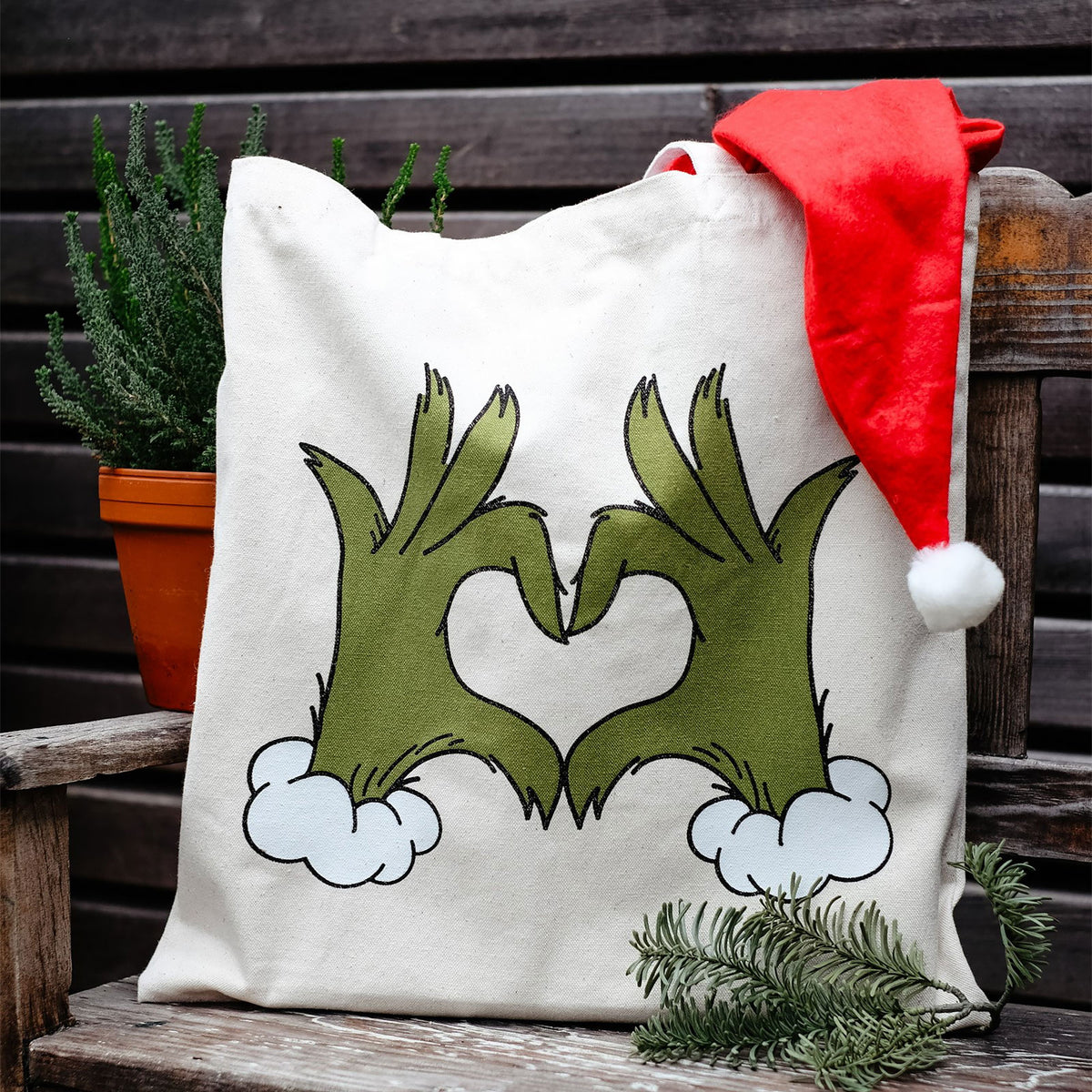 Product image The Grinch - Mini Jute Bag