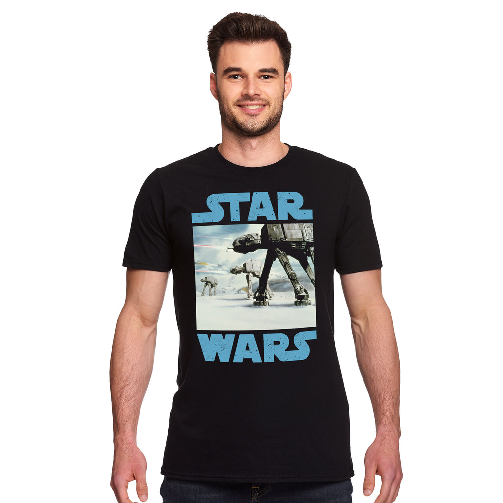 Productafbeelding Star Wars - AT-AT op Hoth T-shirt zwart