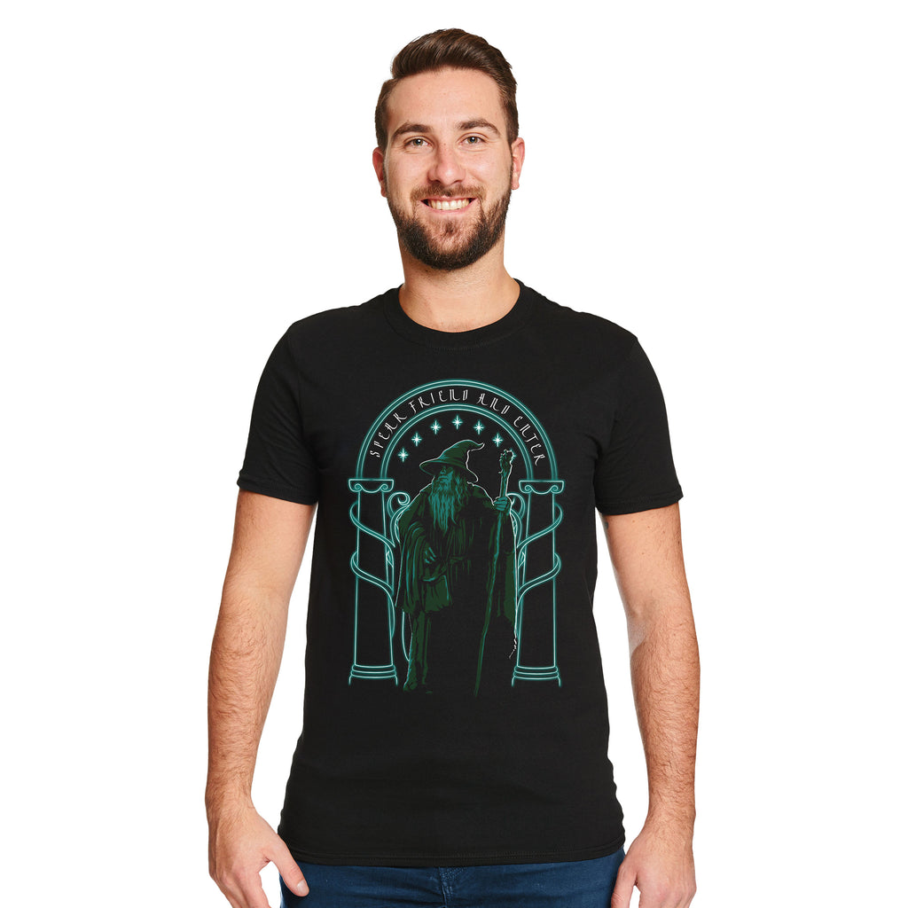 Productafbeelding Gandalf Deuren van Durin T-Shirt - Lord of the Rings