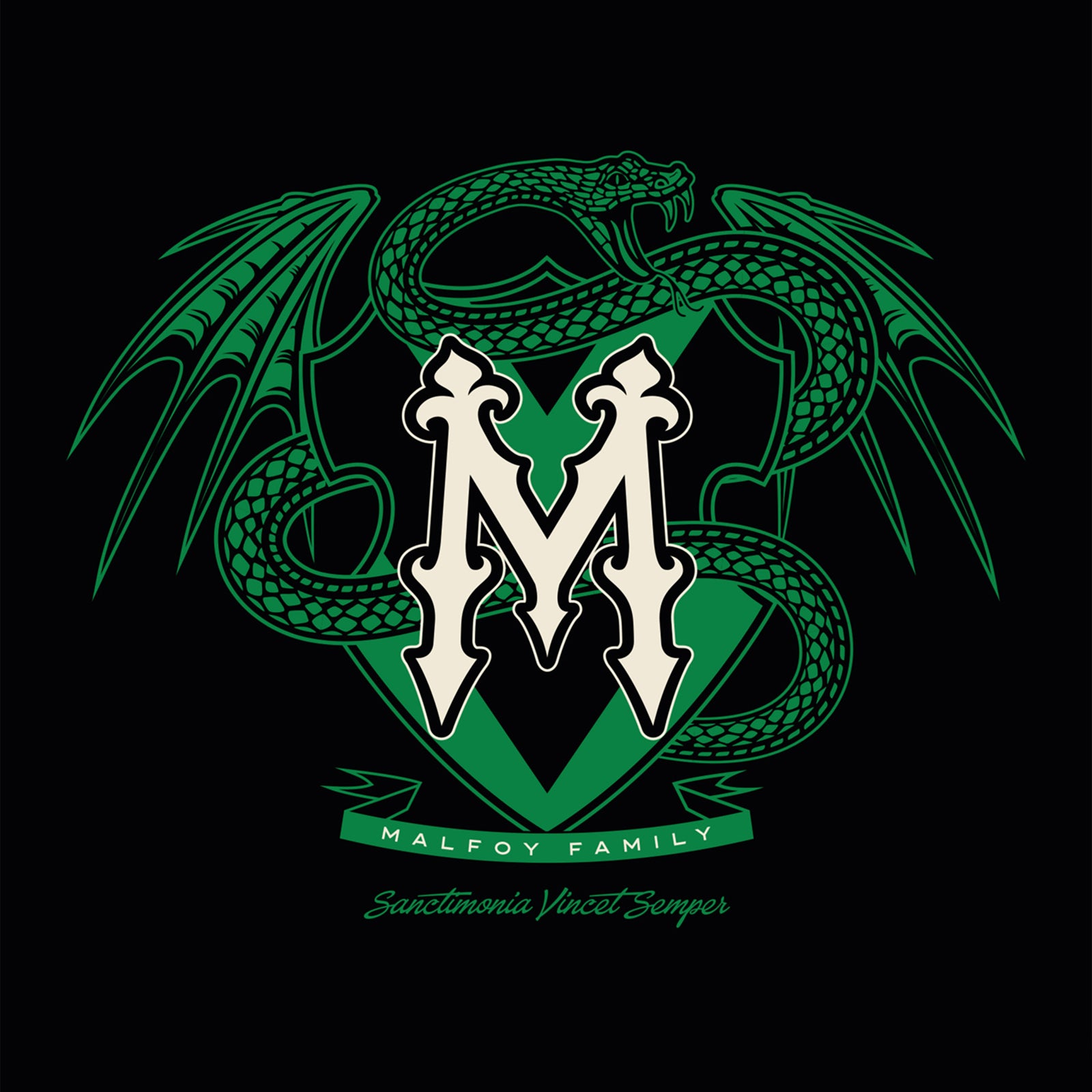 Produktbild Malfoy Family T-Shirt schwarz - Harry Potter
