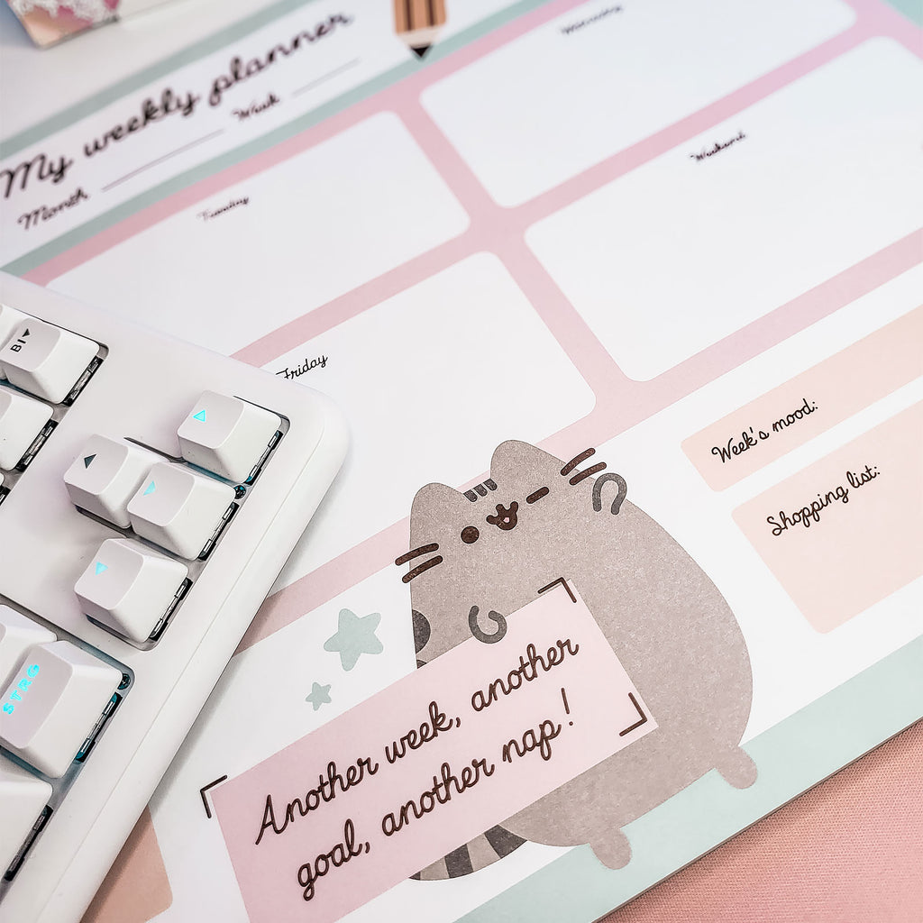 Image produit Pusheen - Mange et Dors Planificateur Hebdomadaire