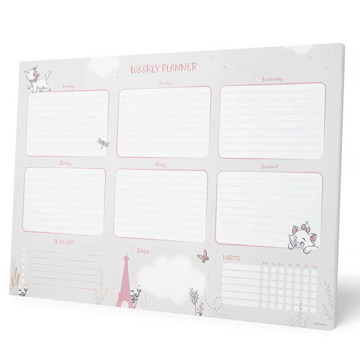 Image produit Aristocats - Bonjour Marie Planificateur hebdomadaire