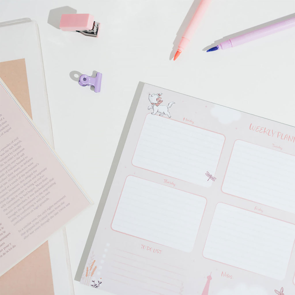 Image produit Aristocats - Bonjour Marie Planificateur hebdomadaire