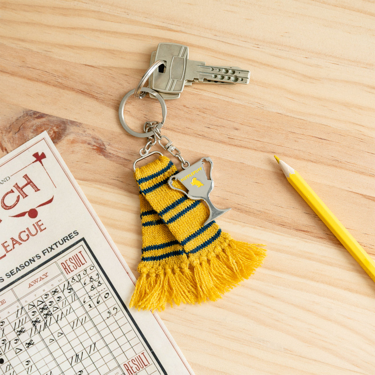 Product image Harry Potter - Hufflepuff Scarf Keychain